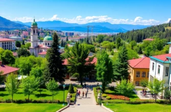 Top walking tours in Almaty showcasing the city's beautiful landscapes and landmarks