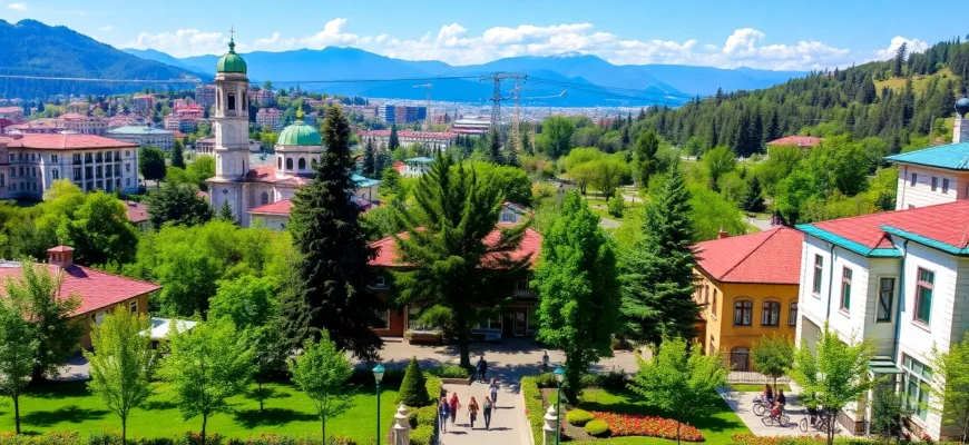 Top walking tours in Almaty showcasing the city's beautiful landscapes and landmarks