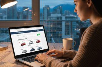 Traveler booking a cheap car rental online for Almaty trip