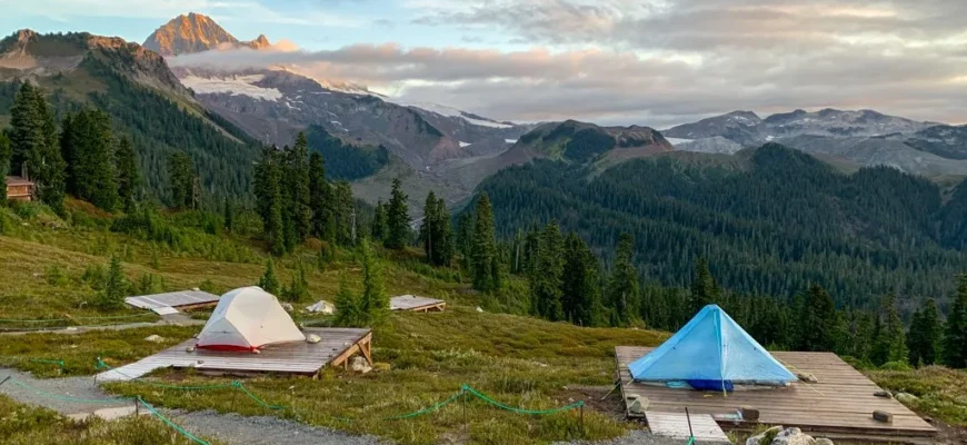 Scenic tent camping at a top-rated Vancouver Island campground
